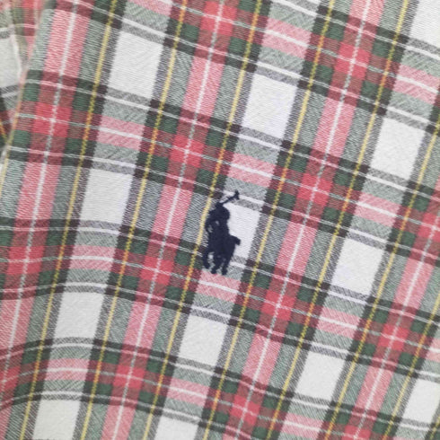 ラルフローレン RALPH LAUREN BLAKE ポニー刺繍 チェック ボタンダウン L/S シャツ メンズ import:S
