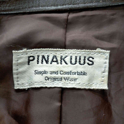 PINAKUUS 豚革 レザージャケット VINTAGE ピッグレザー メンズ