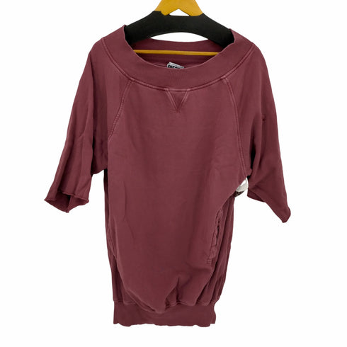ディーゼル DIESEL D-AKUOKET-RIB-B1 ガーメントダイ半袖スウェットワンピース レディース import:XS