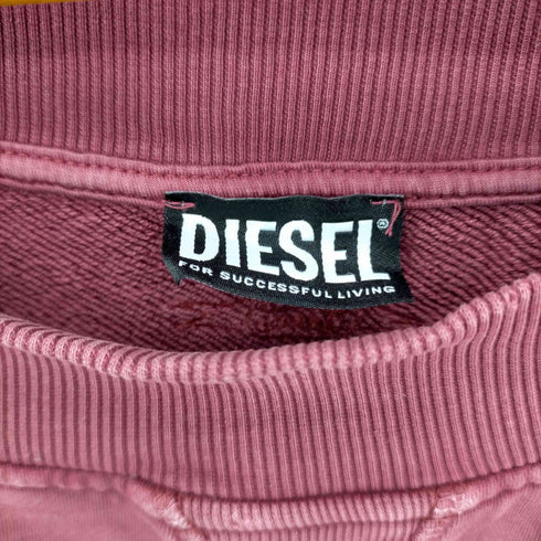 ディーゼル DIESEL D-AKUOKET-RIB-B1 ガーメントダイ半袖スウェットワンピース レディース import:XS