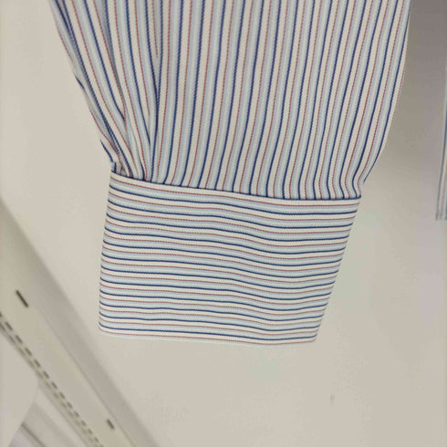 ブルックスブラザーズ BROOKS BROTHERS MILANO ホリゾンタルカラー ストライプ シャツ メンズ 14 1/2-31