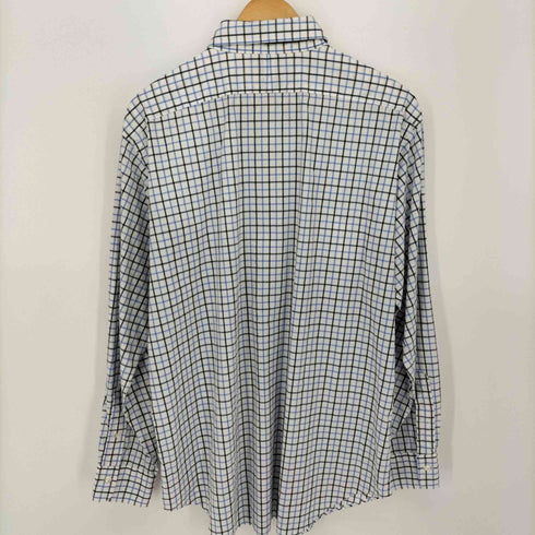 ポロバイラルフローレン Polo by RALPH LAUREN ESTATE CLASSIC FIT チェック ホリゾンタルカラー L/S シャツ メンズ 43-86