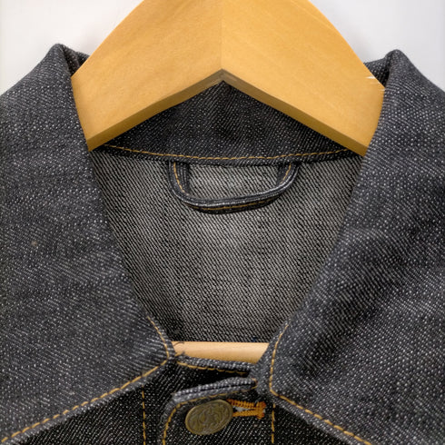 アポロ APOLLO 日本製 1977's 1st type ライオン刺繍 プリーツ デニムジャケット メンズ JPN:S