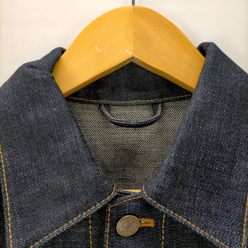 アポロ APOLLO 日本製 1977's 1st type ライオン刺繍 プリーツ デニムジャケット メンズ JPN:S