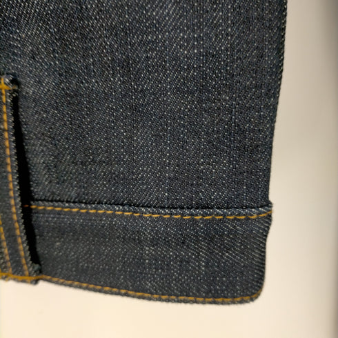 アポロ APOLLO 日本製 1977's 1st type ライオン刺繍 プリーツ デニムジャケット メンズ JPN:S