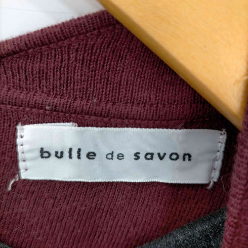 アトリエドサボン latelier du savon バックボタンコットンニット レディース FREE