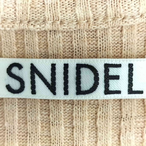 スナイデル snidel カットリブデザインワンピース レディース