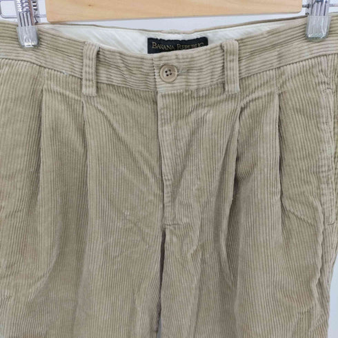 バナナリパブリック BANANA REPUBLIC 太畝 コーデュロイ ワイド テーパード パンツ メンズ 28R
