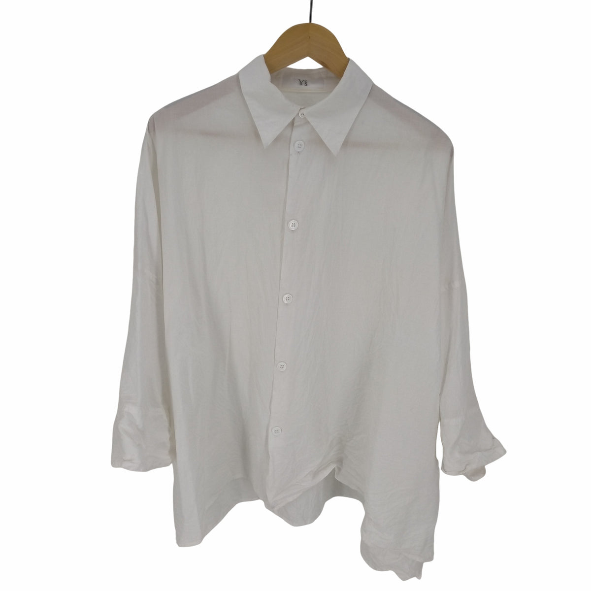 ワイズ Y's COTTON SPARE FRONT FLY BLOUSE レディース JPN：2