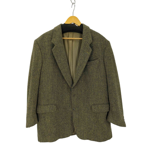 ハリスツイード Harris Tweed 千鳥格子 ウール 3B テーラードジャケット メンズ