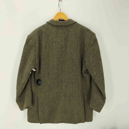 ハリスツイード Harris Tweed 千鳥格子 ウール 3B テーラードジャケット メンズ