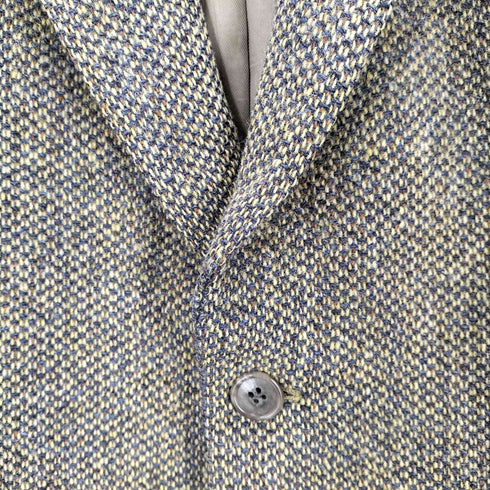 ハリスツイード Harris Tweed 千鳥格子 ウール 3B テーラードジャケット メンズ