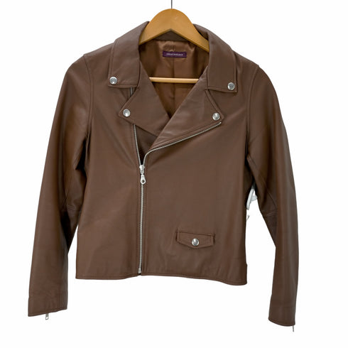 アーバンリサーチ URBAN RESEARCH 羊革 ダブルライダースジャケット レディース import:S