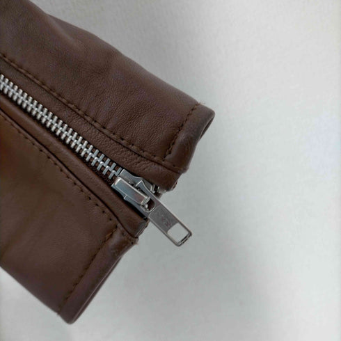 アーバンリサーチ URBAN RESEARCH 羊革 ダブルライダースジャケット レディース import:S
