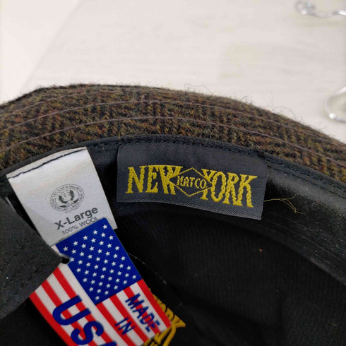 ニューヨークハット NEWYORK HAT&CO ヘリンボーン ハット メンズ XL