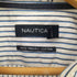 ノーティカ NAUTICA TWO-PLY COTTON ロゴ刺繍 ストライプ L/S シャツ ビッグサイズ メンズ import:XXL