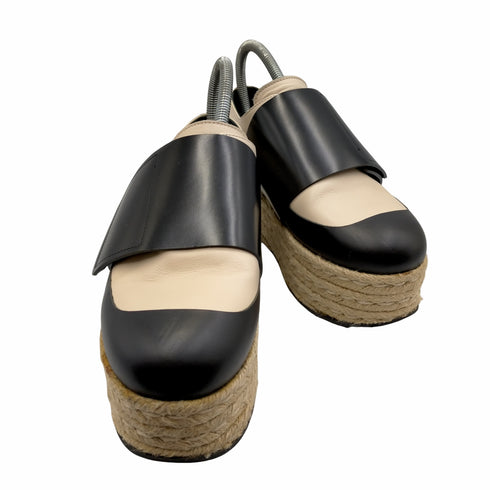 マルニ MARNI エスパドリーユ レザー 厚底 カジュアルシューズ レディース