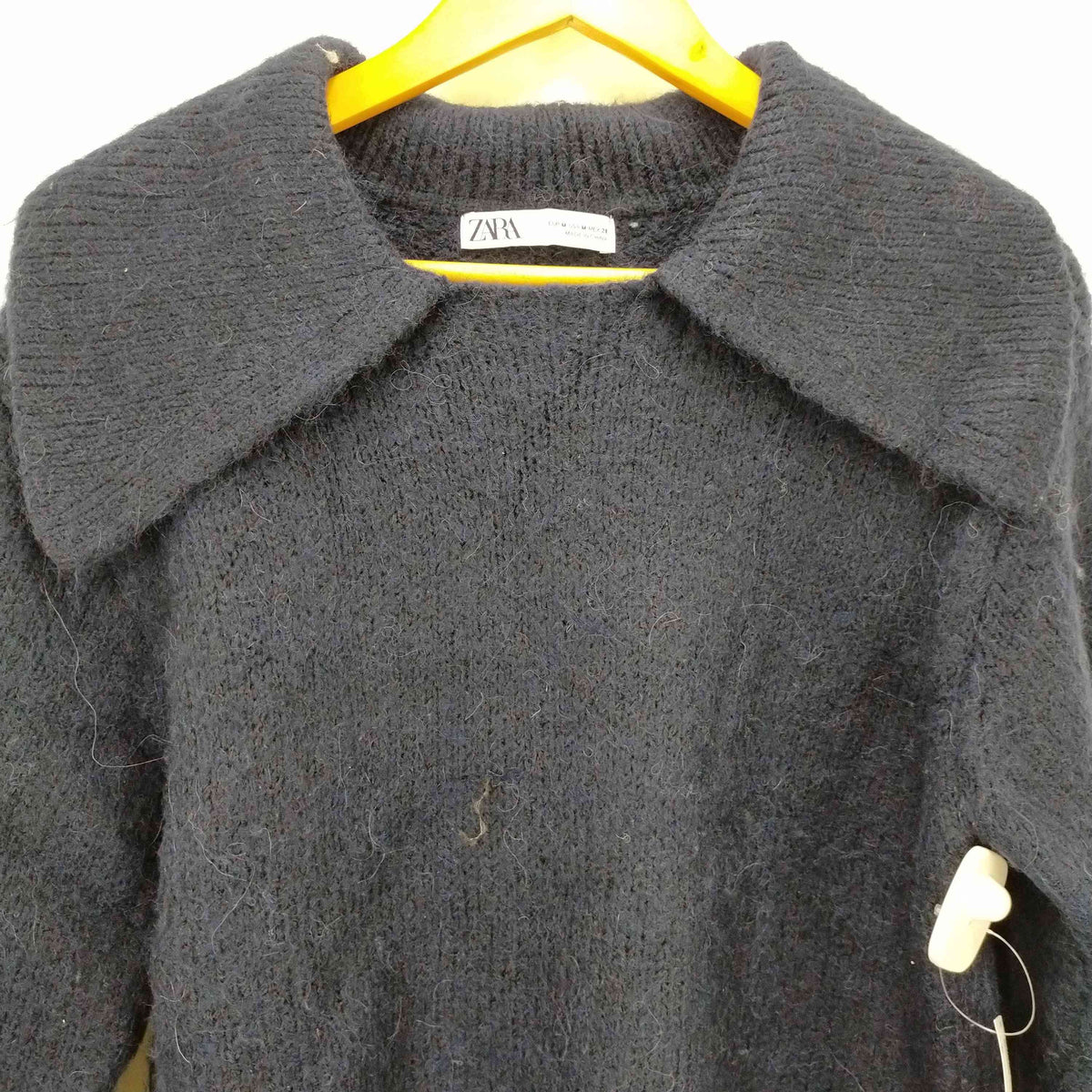 ザラ ZARA WOOL AND ALPACA BLEND SWEATER レディース import：M