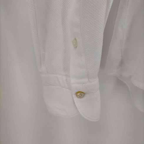 フィナモレ FINAMORE 鹿の子 コットン L/S シャツ メンズ import:S