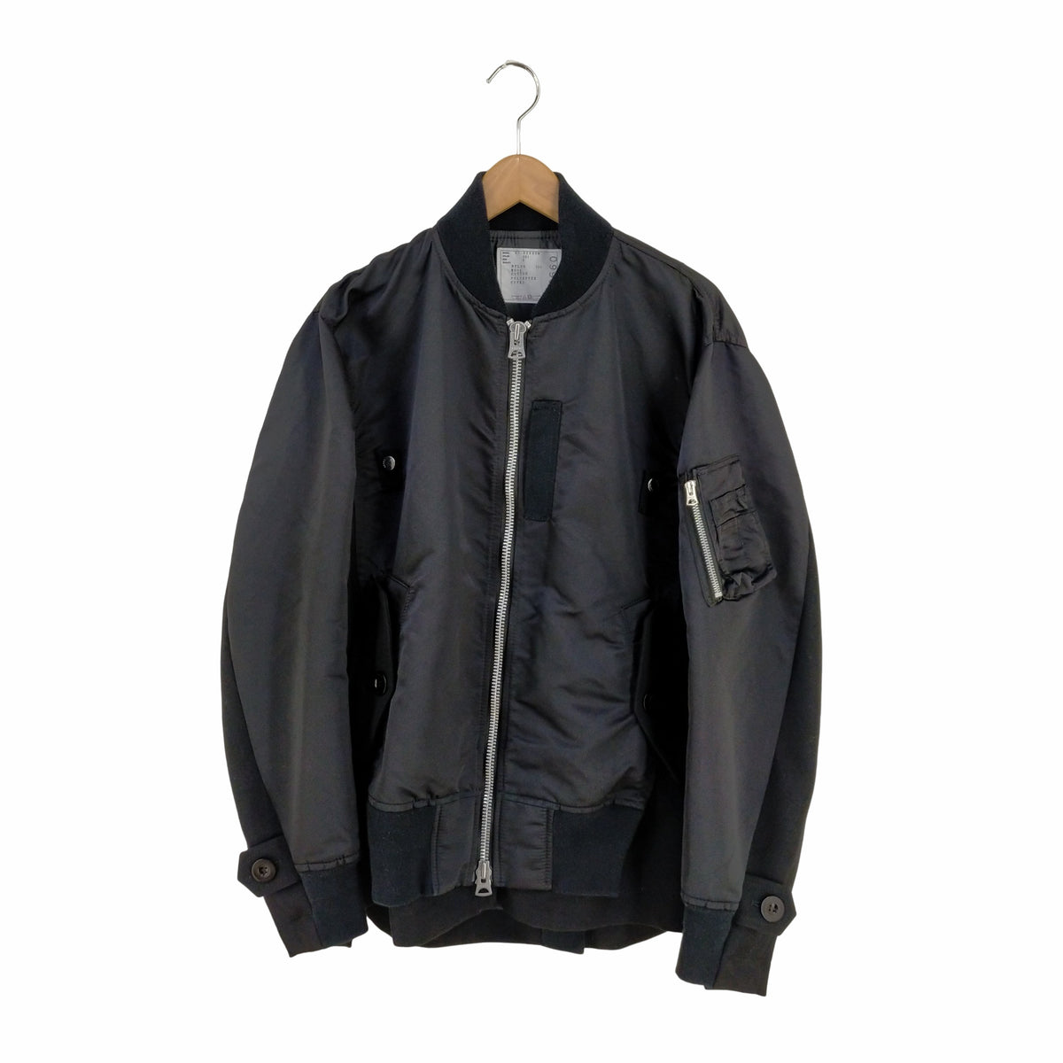 サカイ Sacai Wool Surge x Nylon Twill Blouson ウールサージ