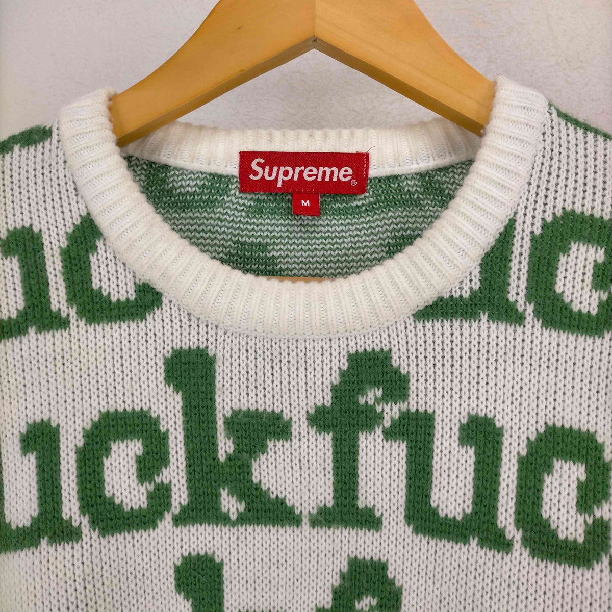 シュプリーム Supreme 22SS Fuck Sweater メンズ import：M