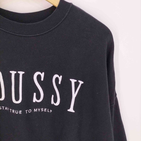 マウジー moussy ロゴ刺繍 ビックシルエットスウェット レディース FREE