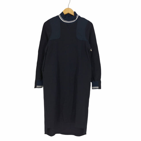 ノン トーキョー NON TOKYO パッチ ストレッチハイネックワンピース レディース
