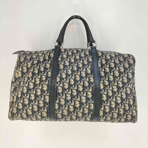 ディオール Dior BAGAGES フランス製 トロッター キャンバスボストンバッグ レディース