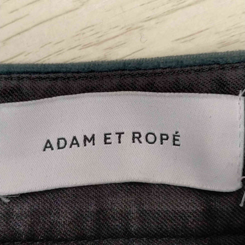 アダムエロペ Adam et Rope コーデュロイワイドパンツ レディース