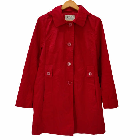 ロンドンフォグ LONDON FOG FOG BY LONDON FOG フーデッドステンカラーコート レディース JPN:M