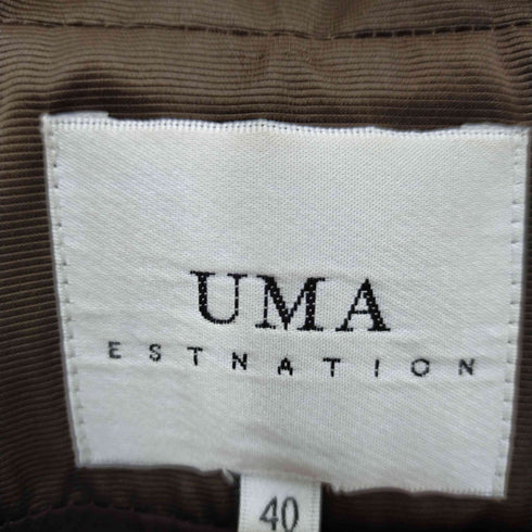 ユマエストネーション UMA ESTNATION ダブルカラージャケット レディース 40