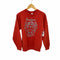 フルーツオブザルーム FRUIT OF THE LOOM 90S MADE IN USA フロントプリントラグランスウェット メンズ import:L