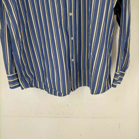 チャップス CHAPS EAZY CARE ストライプシャツ メンズ JPN:L