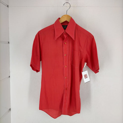 タウンクラフト TOWNCRAFT 70S TAPERED NO IRON 綿ポリシャツ メンズ JPN:S