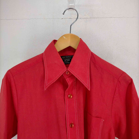 タウンクラフト TOWNCRAFT 70S TAPERED NO IRON 綿ポリシャツ メンズ JPN:S