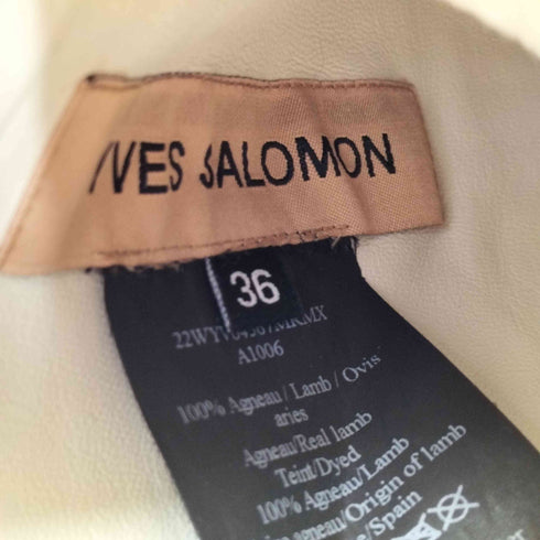 イヴサロモン YVES SALOMON MOUTON COAT レディース FR:36