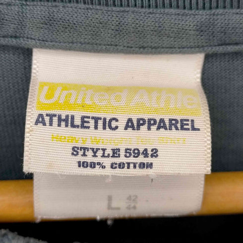 ユナイテッドアスレ UNITED ATHLE 僕たちは世界を変えることはできない Tシャツ メンズ import:L