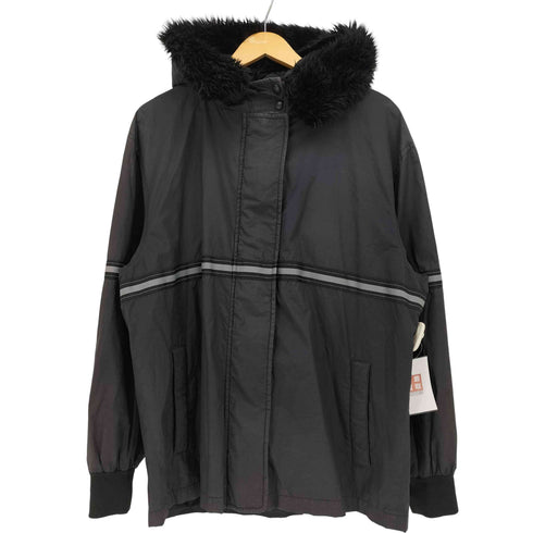 ジェイクルー J.CREW ナイロン ジップアップジャケット ファーフード メンズ import:M