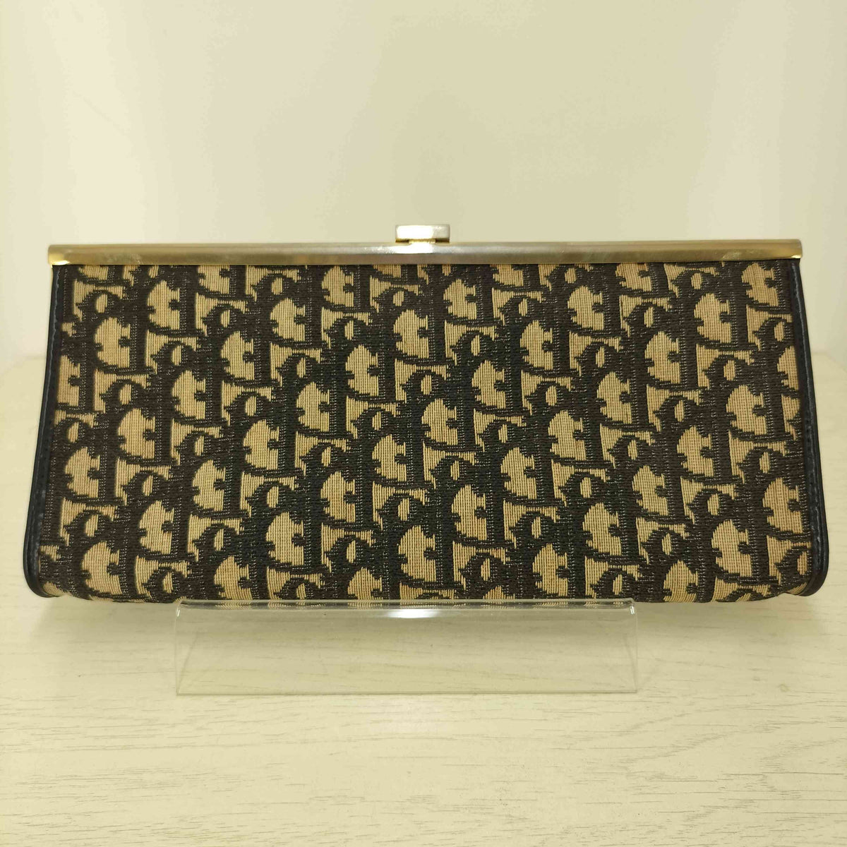 クリスチャンディオール Christian Dior トロッター柄がま口クラッチ