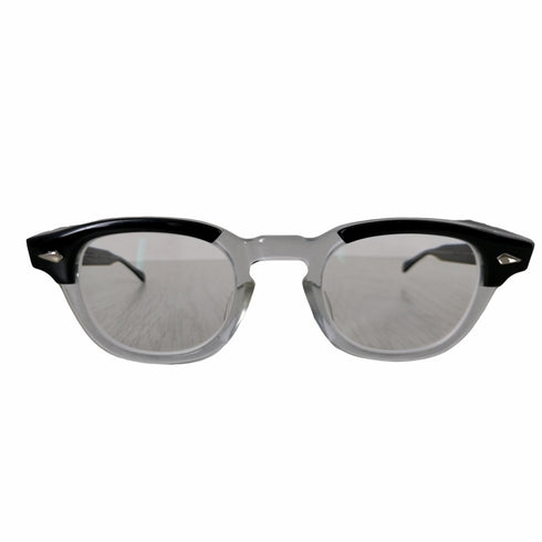 タートオプティカル TART OPTICAL ARNEL クリアフレーム眼鏡 Black C.B. メンズ 44-24 5 3/4