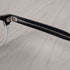 タートオプティカル TART OPTICAL ARNEL クリアフレーム眼鏡 Black C.B. メンズ 44-24 5 3/4