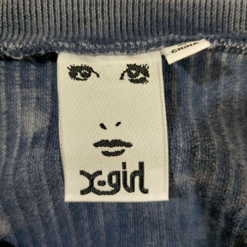 エックスガール X-girl WIDE RIB BABY TOP レディース JPN:S