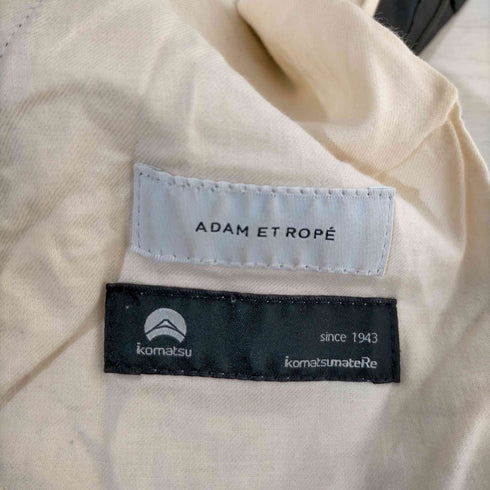 アダムエロペ Adam et Rope 高密度ナイロンタスランワンタックセンタープレストラウザー メンズ JPN:M