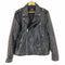 ザラ ZARA FAUX LEATHER BIKER JACKET ダブルライダースジャケット メンズ import:XL