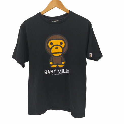 アベイシングエイプ A BATHING APE BABY MILO クルーネックTシャツ メンズ JPN:M