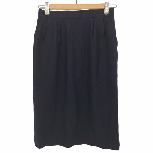 バーバリーズ BURBERRYS 90S Marlow Club カシミヤ 混 ウール スカート レディース 9