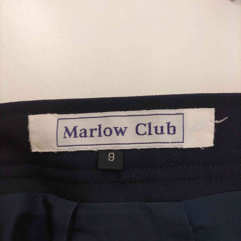 バーバリーズ BURBERRYS 90S Marlow Club カシミヤ 混 ウール スカート レディース 9