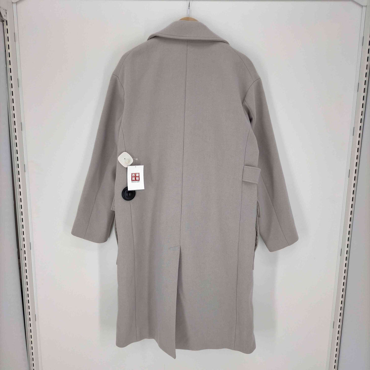 パブリックトウキョウ PUBLIC TOKYO cashmere silk melton coat 極 カシミヤ シルク メルトン タイロッ –  ブランド古着買取販売バズストア