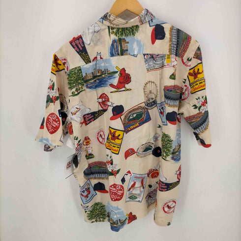 レインスプーナー Reyn Spooner 90s 総柄S/S MLB アロハシャツ メンズ JPN:XL