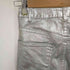 イザベルマランエトワール ISABEL MARANT ETOILE Ellos Metallic Slim-Leg Jeans Silver ラメ加工 レディース 34